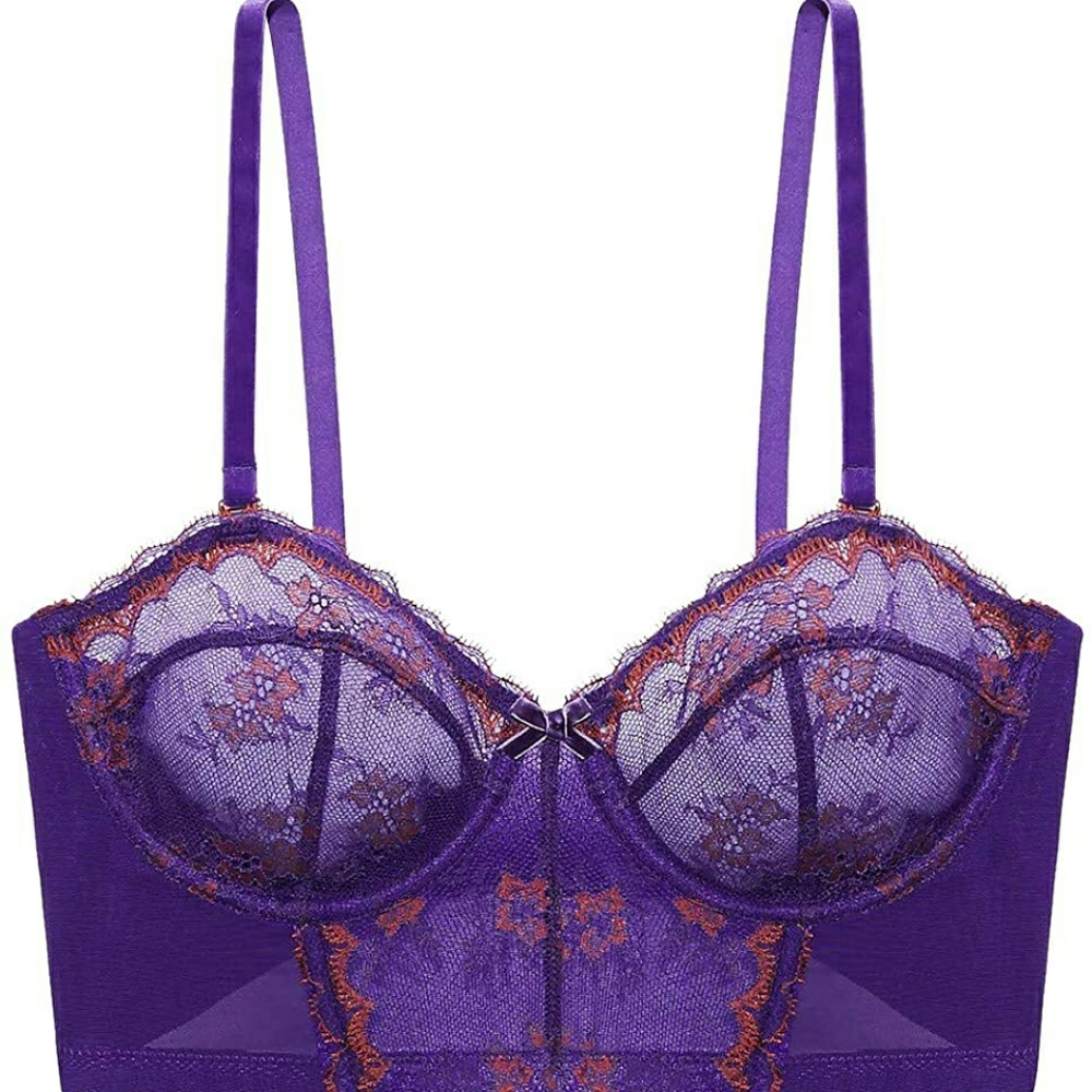 Mosaic Lace Bustier